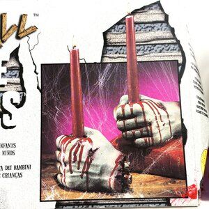 Rubie’s Candle Holders Bloody Fist New Old Stock Y2K NWT